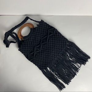 Danielle Nicole Macrame Handbag